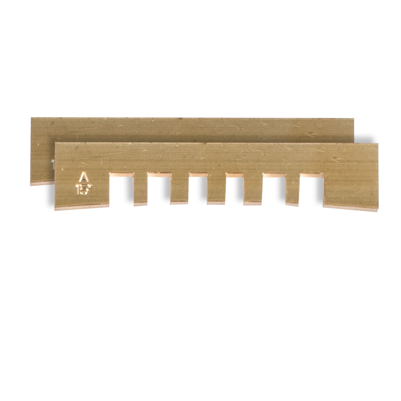 Plaquitas de prensa Fret con muesca, 15