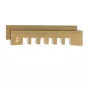 Plaquitas de prensa Fret con muesca, 17