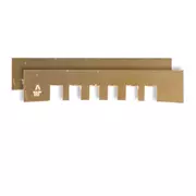 Plaquitas de prensa Fret con muesca, 18