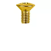 Tornillos de montaje del interruptor, para interruptor Strat métrico, dorado