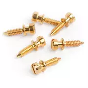 Tornillos de silleta para puente original ABR-1 Tune-o-matic, dorado, juego de 6