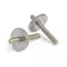 Postes/ruedas para puente original ABR-1 Tune-o-matic, cromado, juego de 2 Postes/ruedas para puente original ABR-1 Tune-o-matic, cromado, juego de 2