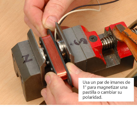 Imanes de reparación de guitarra StewMac