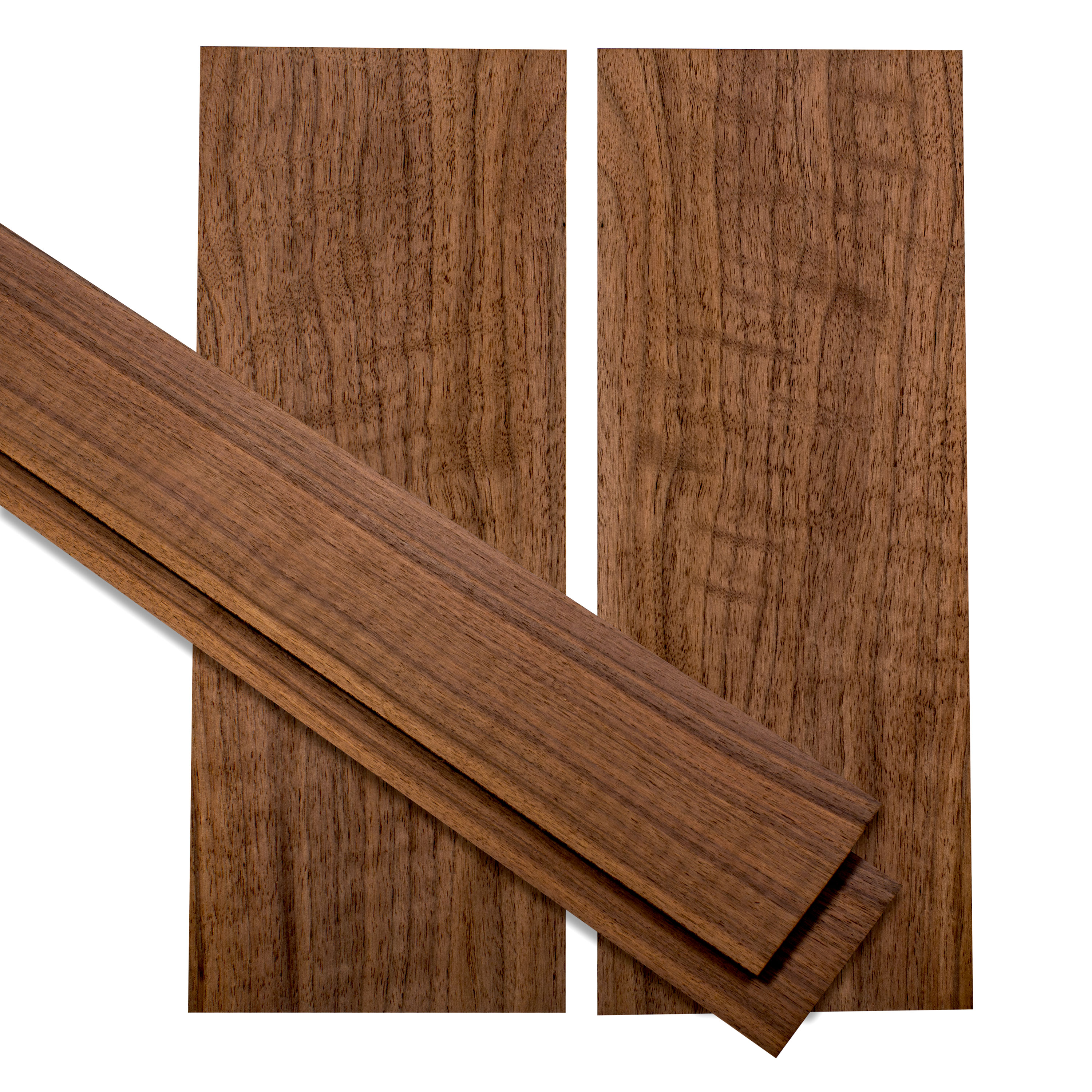 Espalda y set de aros de nogal para Ukulele Espalda y set de aros de nogal para Ukulele