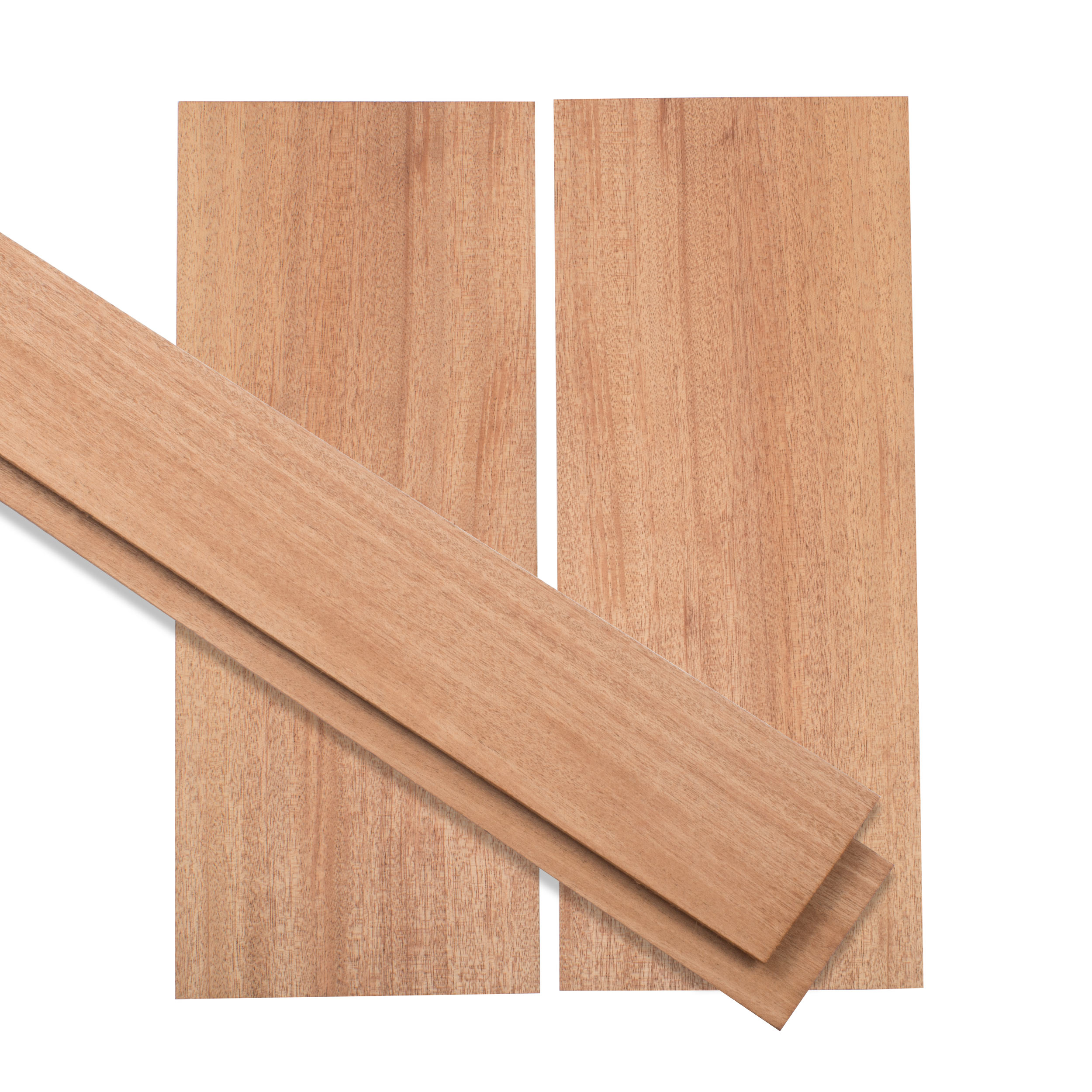 Conjunto de caoba Sapele con espalda y laterales para Ukelele