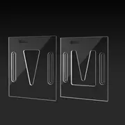 Plantillas de fresado de juntas de mástil acústico, cola de milano, juego de 2