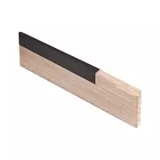 Sillines de resonador Replogle, ébano/maple dividido