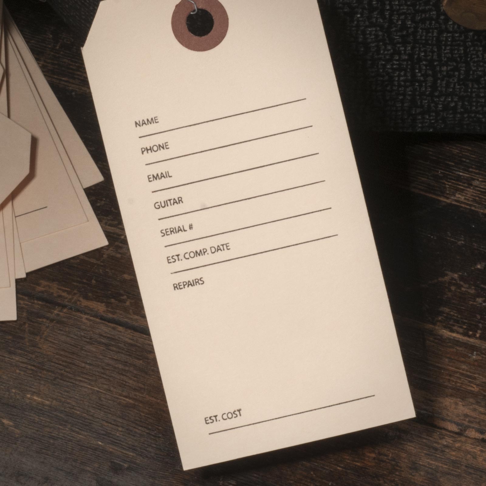 Etiquetas de reparación StewMac