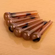 Pasadores de puente Waverly Dark Tortoise, ranurada, juego de 6