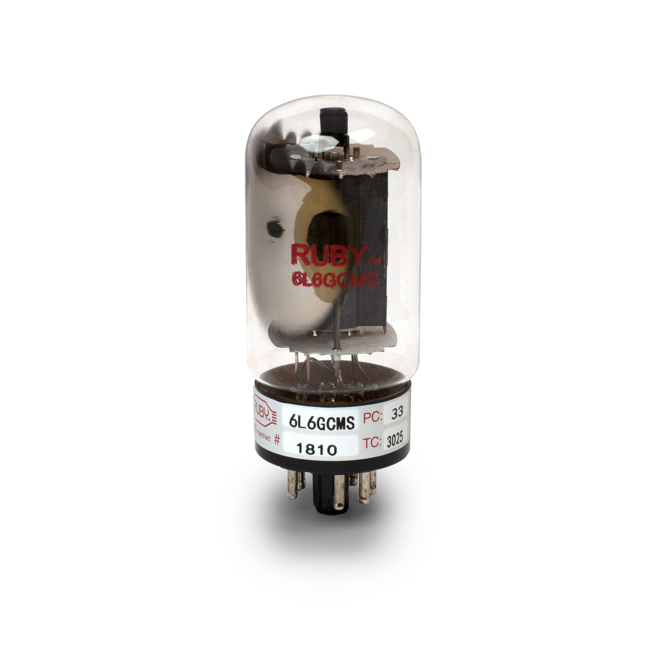 Tubos Ruby 6L6GCMS , válvula de potencia Tubos Ruby 6L6GCMS , válvula de potencia