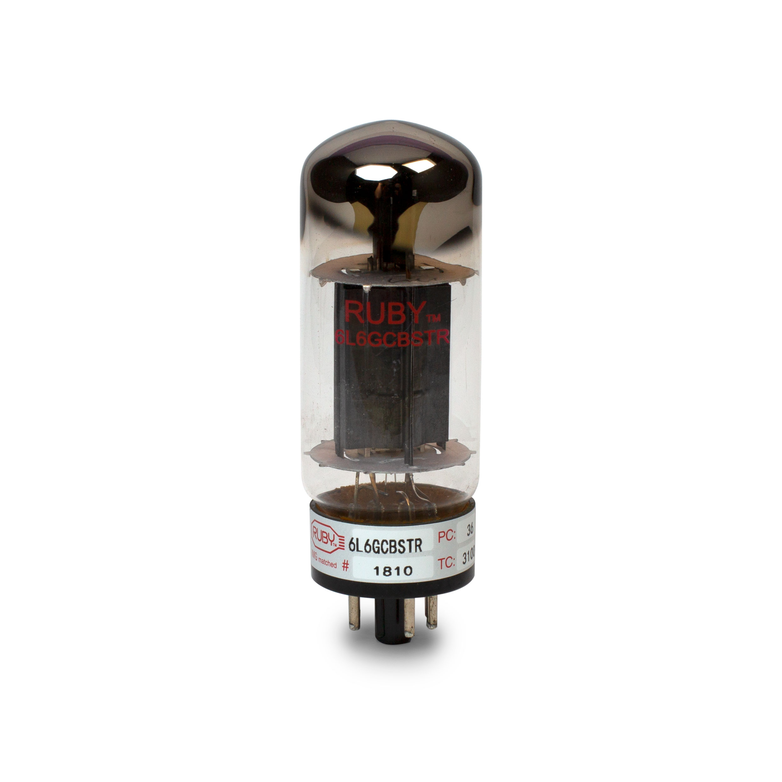 Tubos Ruby 6L6GCBSTR , válvula de potencia Tubos Ruby 6L6GCBSTR , válvula de potencia