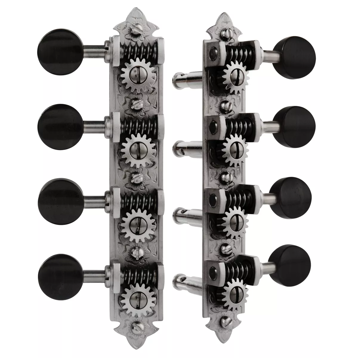 Sintonizadores Waverly Mandolina Estilo A con perillas de ébano Sintonizadores Waverly Mandolina Estilo A con perillas de ébano