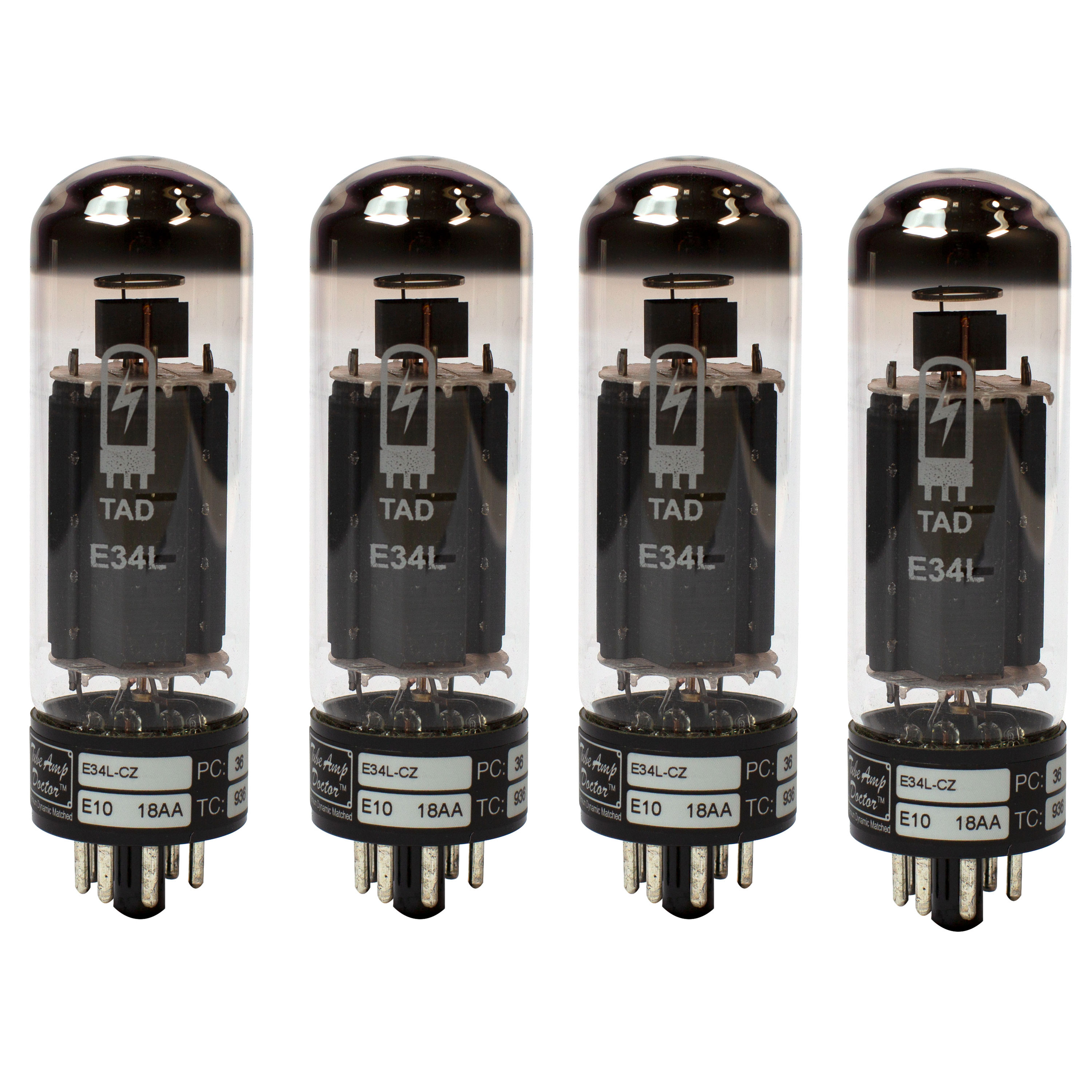 Tube Amp Doctor EL34L-CZ , válvula de potencia, cuádruple coincidente