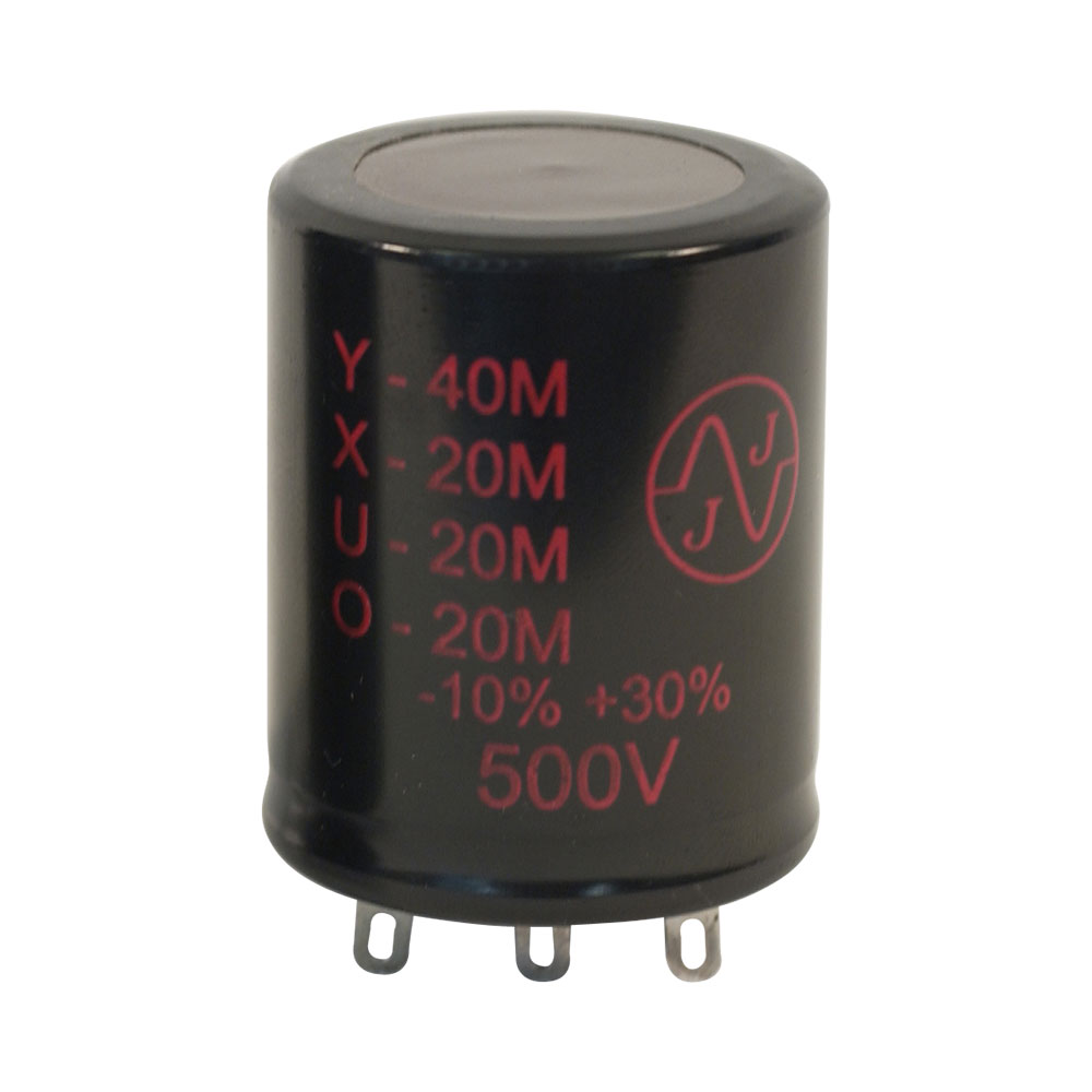 Tapones electrolíticos JJ/Tesla, 500V, 40/20/20/20uF
