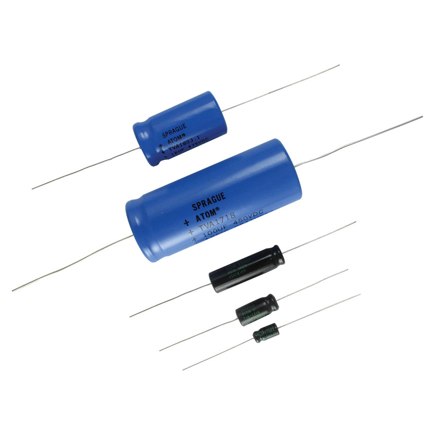 Átomo de esprámide condensadores electrolíticos