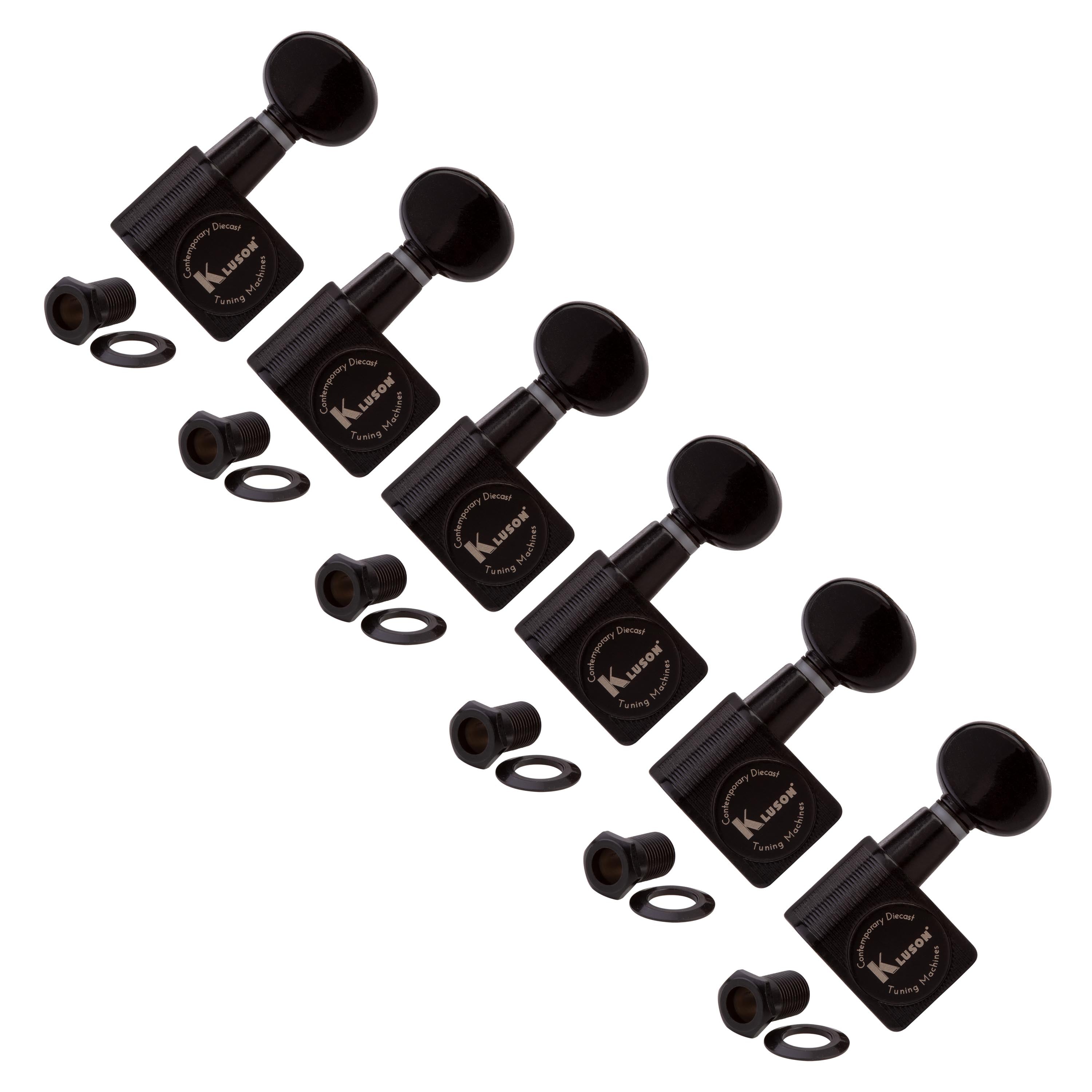 Kluson 6-In-Line Diecast 2-Pin clavijeros para guitarras de guardabarros