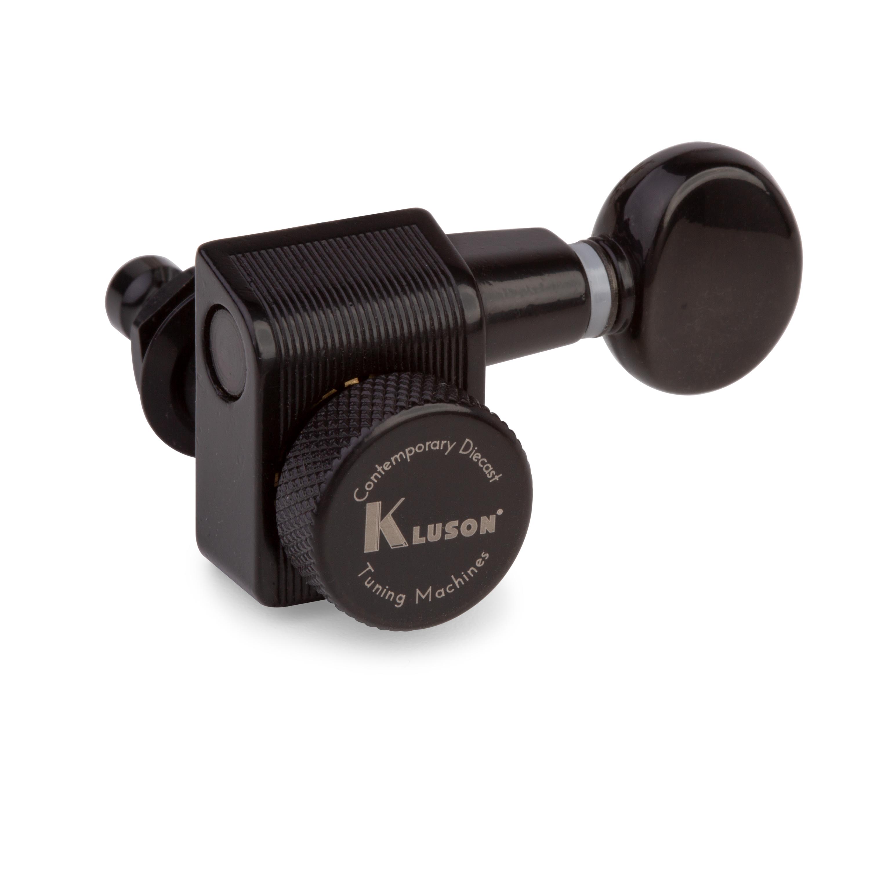 Kluson 6-In-Line clavijeros 2-Pin con bloqueo para guitarras de guardabarros