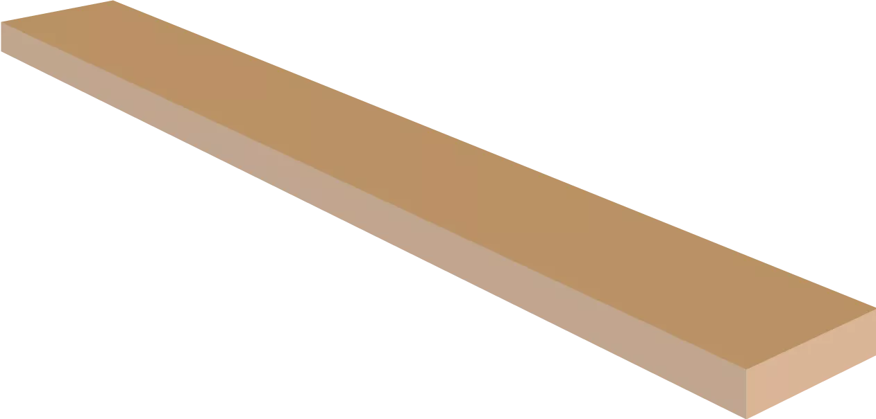 Cuello de guitarra de arce en blanco, AAA, 1" x 4" x 36"