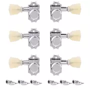 Kluson 3+3 serie Revolution con seguro, clavijeros de montaje en G, cromados