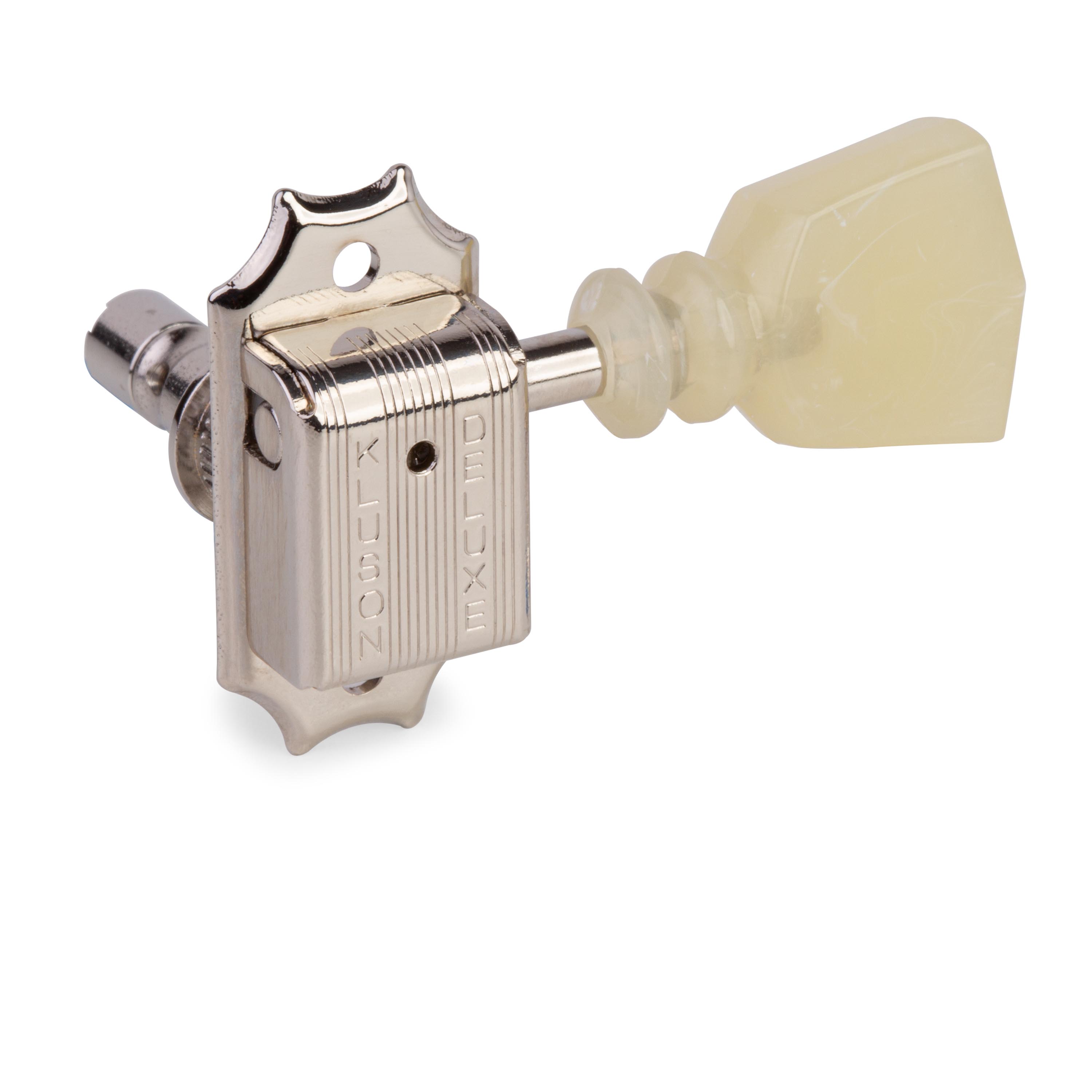 Clavijas de afinación Kluson 3+3 Serie Deluxe con bloqueo