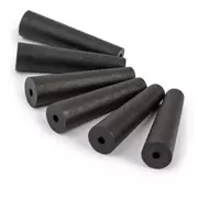 Tapones de reparación de orificios de pin de puente, Ébano, Juego de 6