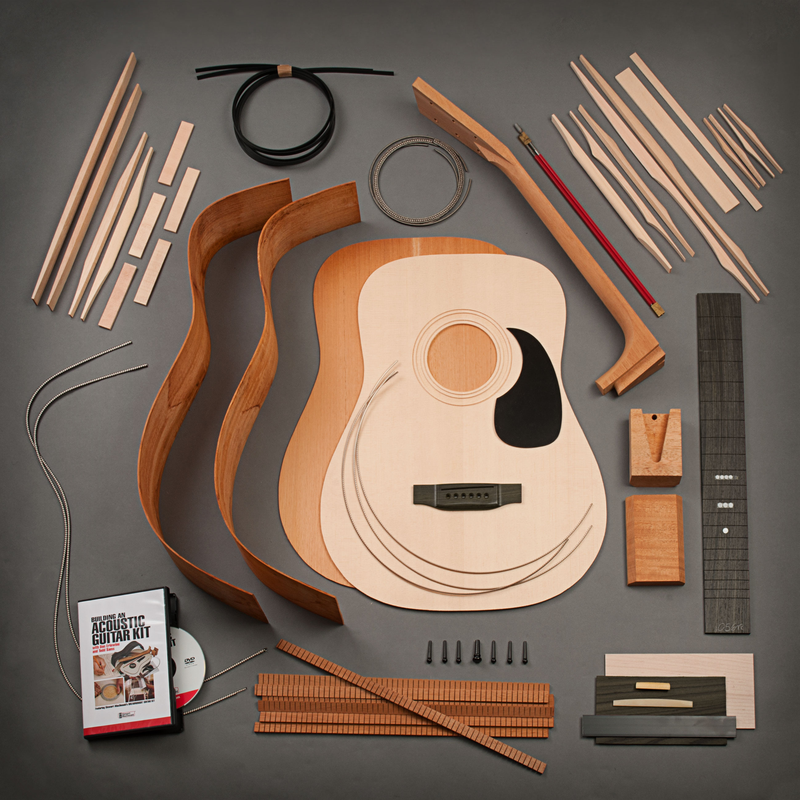Kit de guitarra acústica tipo Dreadnought de StewMac