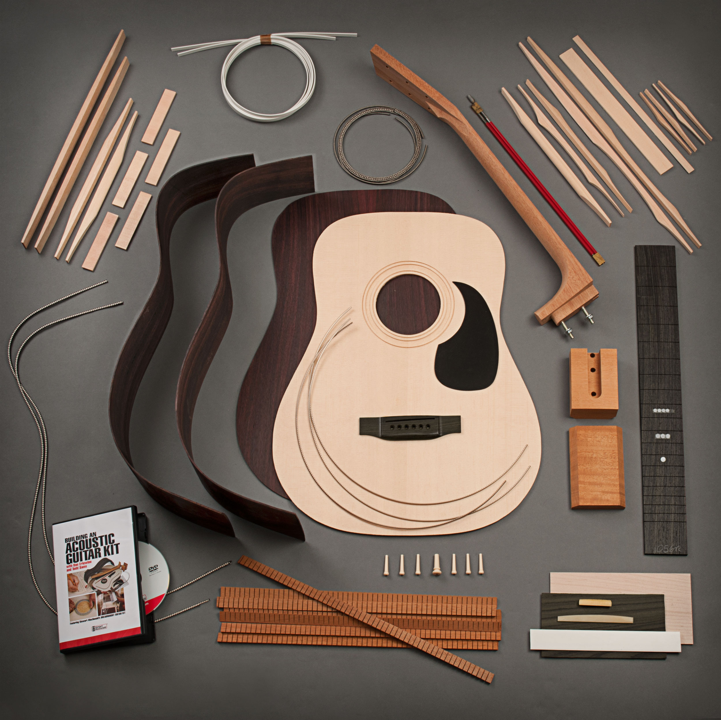 Kit de guitarra acústica tipo Dreadnought de StewMac
