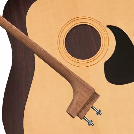  Kit de Guitarra acústica StewMac Dreadnought, cuello con tornillos, parte superior Torrefied, espalda y laterales Indian Rosewood
