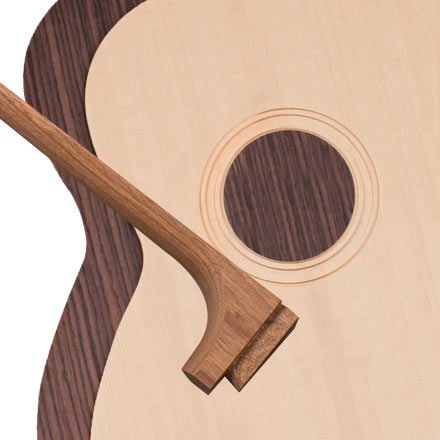 StewMac Triple-O Acoustic Guitar Kit, Dovetail Neck, Sitka Top, Indian Rosewood Back + Sides