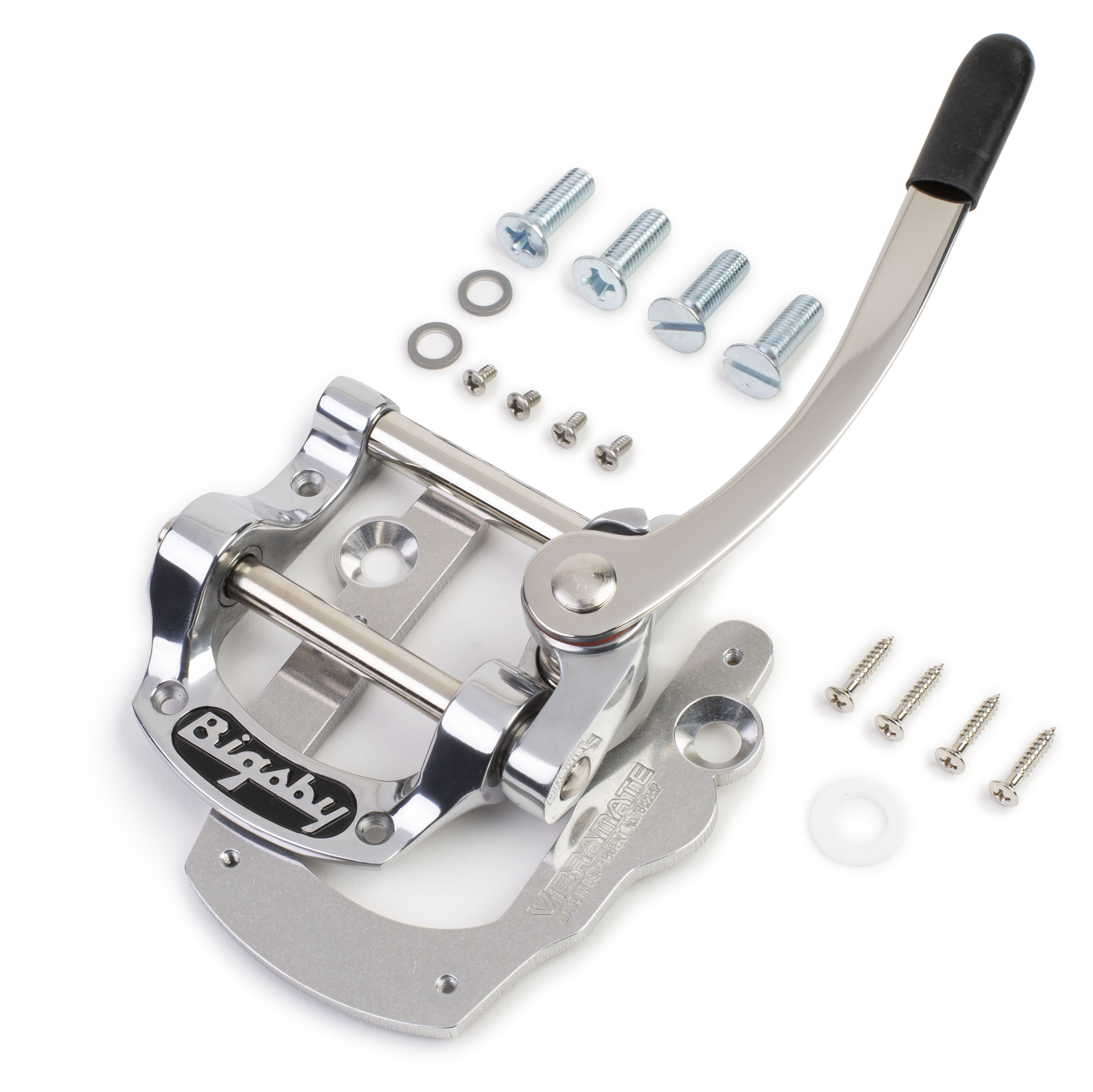 Bigsby B5 with Vibramate V5 - Polished Aluminum