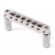 Puente TonePros TPFR Tune-o-matic con monturas Roller, níquel