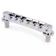 Puente TonePros NVR2 Nashville Tune-o-matic, cromo, con muescas