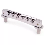 Puente TonePros NVR2 Nashville Tune-o-matic, níquel, con muescas