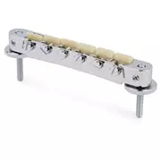 Puente TonePros AVR2GP-C ABR-1 Tune-o-matic con monturas de fórmula G, cromado, con muescas
