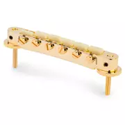 Puente TonePros AVR2GP-C ABR-1 Tune-o-matic con monturas G Formula, dorado, sin muescas