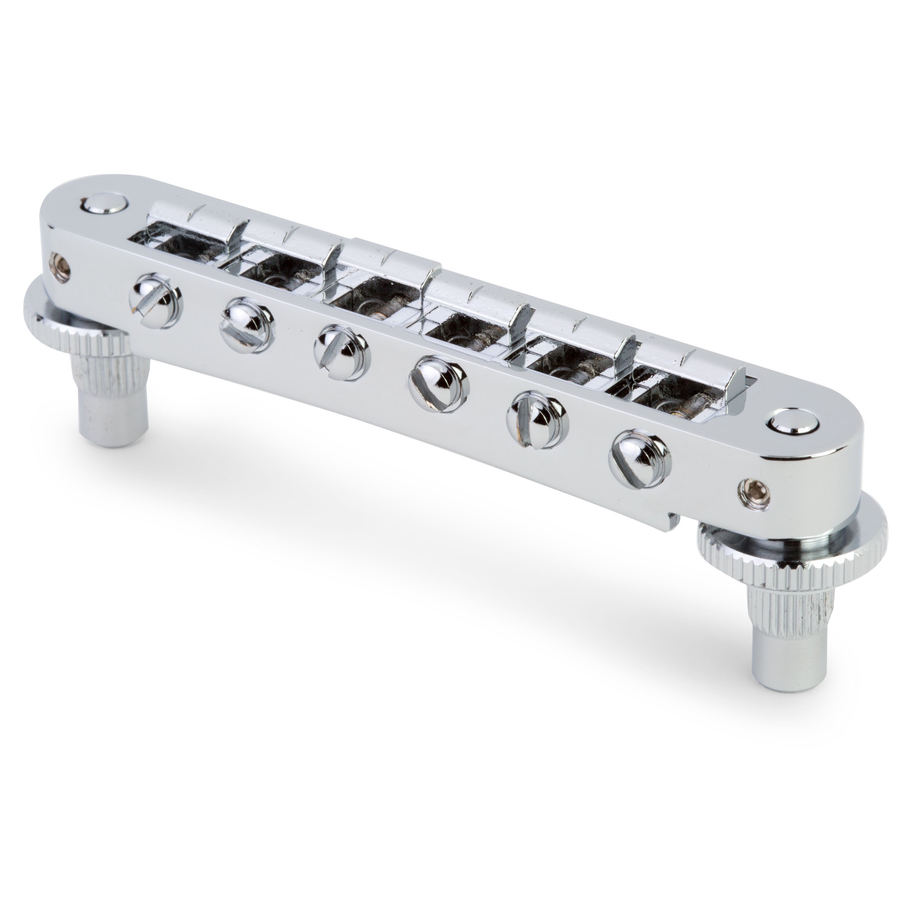 Puente de aluminio TonePros TP6A Tune-o-matic con monturas de latón Puente de aluminio TonePros TP6A Tune-o-matic con monturas de latón
