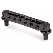 Puente de aluminio TonePros TP6A Tune-o-matic con monturas de latón, negro