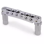 Puente de aluminio TonePros TPFA Tune-o-matic con monturas de latón, cromado