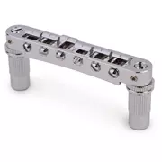 Puente de aluminio TonePros TPFA Tune-o-matic con monturas de latón, níquel