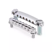 Juego de puente y cordal TonePros LPS02 Tune-o-matic, cromado, sin muescas