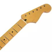 Mighty Mite Vintage Amber: mástil para Strat, con arce, 10,5 mm agujeros para las piernas