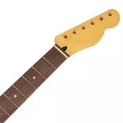 Mighty Mite Vintage Amber: mástil para tele, con laurel indio, 10 mm agujeros para las piernas