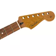 Guardabarros con mástil de estratocaster de arce asado, diapasón Pau Ferro