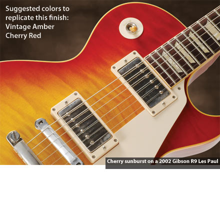 Laca en aerosol ColorTone para guitarra, Cherry Red
