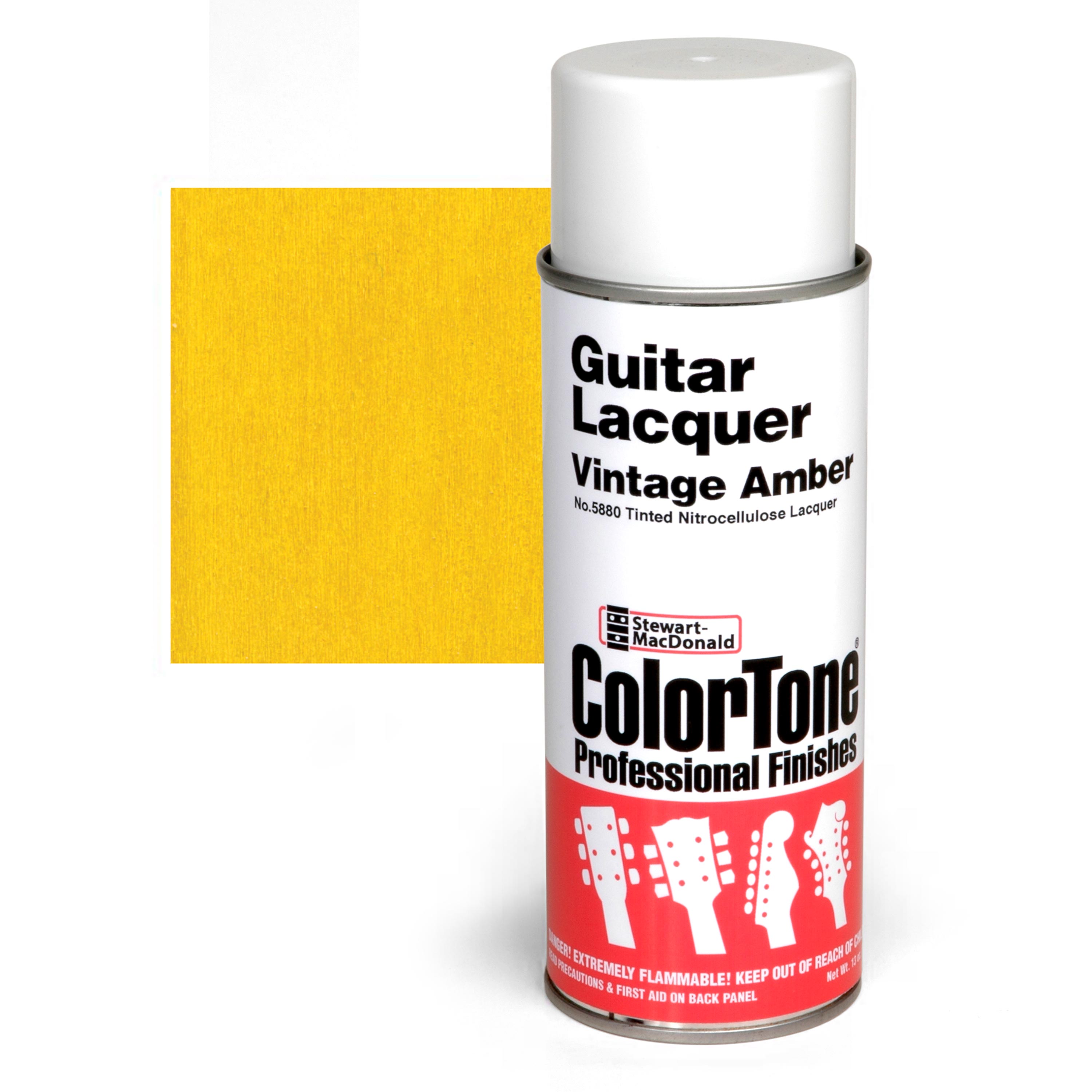 Laca en aerosol ColorTone para guitarra, Vintage Amber