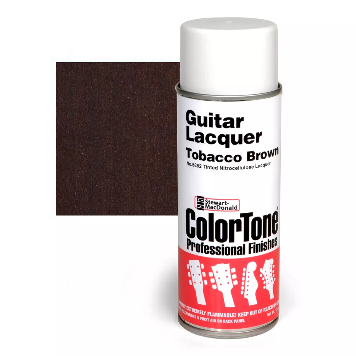 Laca en aerosol ColorTone para guitarra, Tobacco Brown Laca en aerosol ColorTone para guitarra, Tobacco Brown