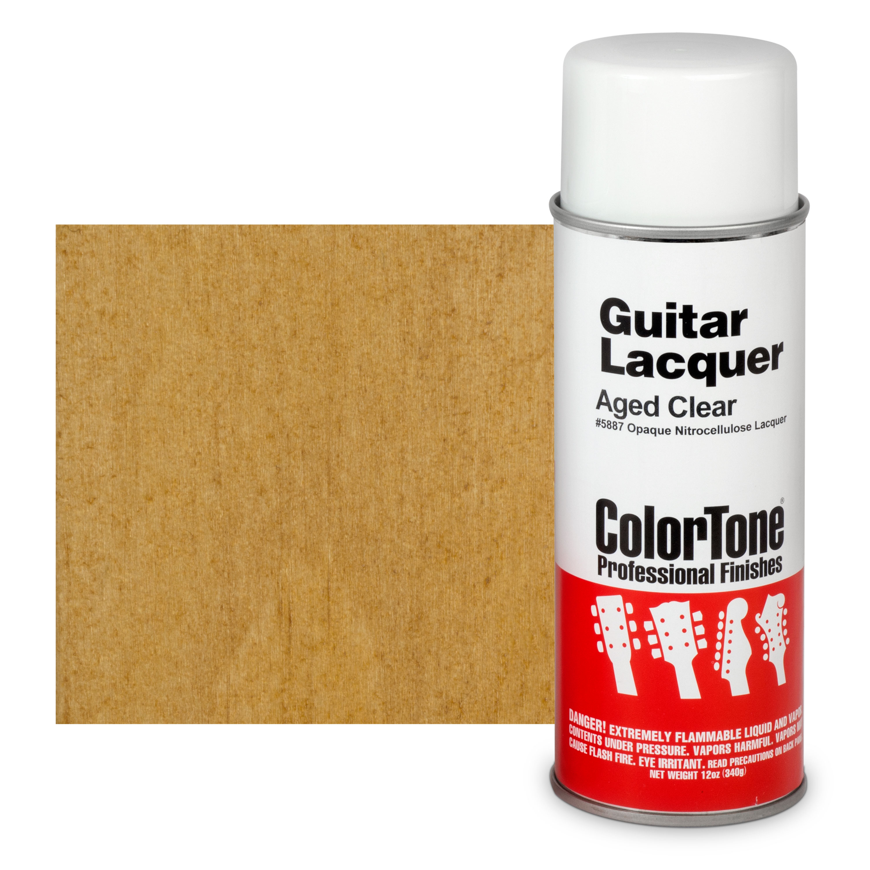 Laca en aerosol ColorTone para guitarra, Aged Clear