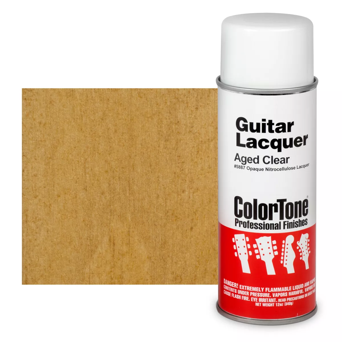 Laca en aerosol ColorTone para guitarra, Aged Clear Laca en aerosol ColorTone para guitarra, Aged Clear