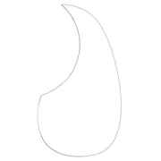 OM: golpeador de guitarra acústica, transparente