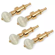 Five-Star, perilla perlada vintage sobre oro, juego de 4